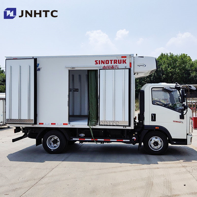 Baru HOWO 3t 4t 5t 4x2 Truk kulkas Truk makanan ringan Truk kulkas Truk