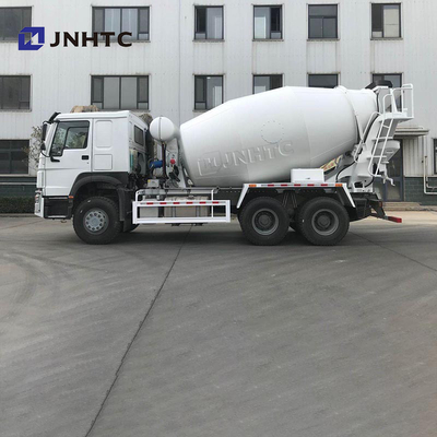 Howo Cement Trucks Pengaduk Beton 6X4 380HP 10 Meter Kubik Truk Pengaduk Beton Baru / Bekas