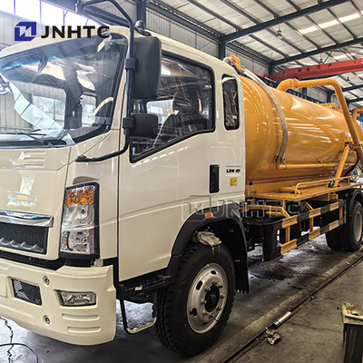 NEW Sinotruk HOWO 10cbm Septic Fekual Suction Tank Vacuum Tanker Truck Harga