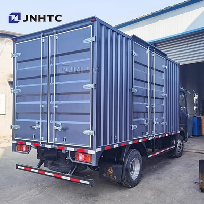 China Listrik Truk HOWO Van Tangki Kargo 4X2 116hp 6 Roda Box Truk Untuk Dijual