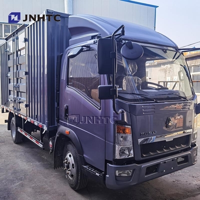 China Listrik Truk HOWO Van Tangki Kargo 4X2 116hp 6 Roda Box Truk Untuk Dijual