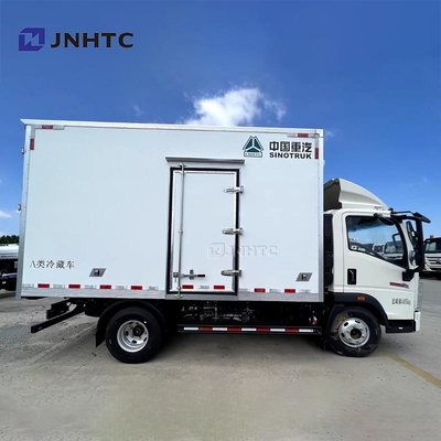 Baru HOWO Truk Kulkas 3t 4t 5t 4x2 Truk Makanan Ringan Truk Kulkas Pabrik Terbaru
