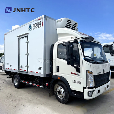 Baru HOWO Truk Kulkas 3t 4t 5t 4x2 Truk Makanan Ringan Truk Kulkas Pabrik Terbaru