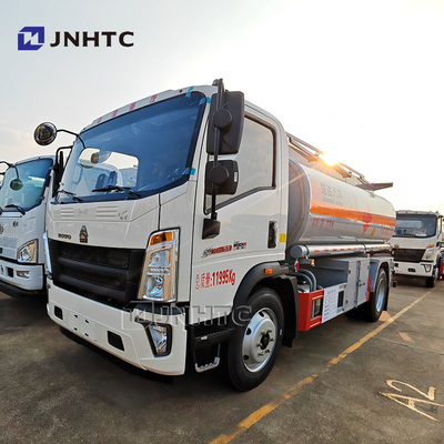 Harga murah HOWO 10m3 Euro2 Euro3 Gasol Bensin Diesel Lampu Bahan Bakar Minyak Pengiriman Truk Tanker Turk