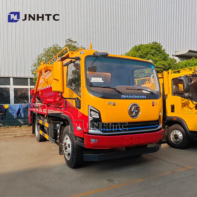 Shacman Vacuum Sewa Suction Truck 4x2 Sewer Tank Truck Septic Tank Truck dengan Pembersihan Air Tekanan Tinggi Dijual