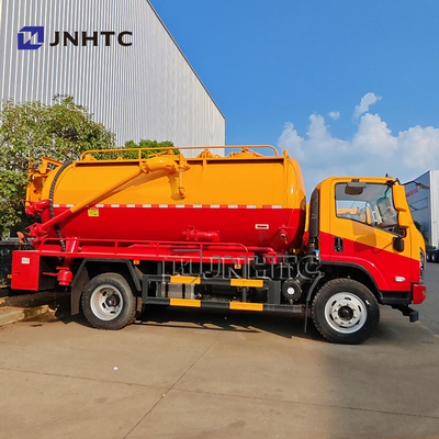 Shacman Vacuum Sewa Suction Truck 4x2 Sewer Tank Truck Septic Tank Truck dengan Pembersihan Air Tekanan Tinggi Dijual