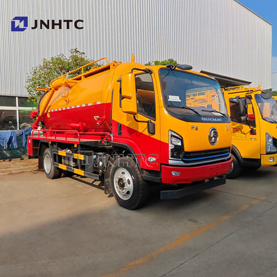 Shacman Vacuum Sewa Suction Truck 4x2 Sewer Tank Truck Septic Tank Truck dengan Pembersihan Air Tekanan Tinggi Dijual