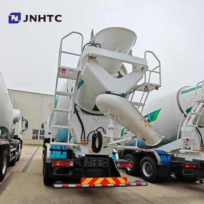 HOWO Truk pencampuran beton 6x4 380hp10 Roda Kapasitas Cement Mixing Truck Mounted Concrete Mixer Pump Truck