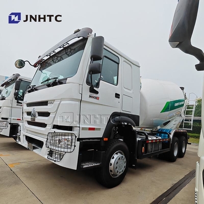 HOWO Truk pencampuran beton 6x4 380hp10 Roda Kapasitas Cement Mixing Truck Mounted Concrete Mixer Pump Truck