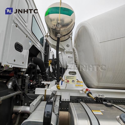 HOWO Truk pencampuran beton 6x4 380hp10 Roda Kapasitas Cement Mixing Truck Mounted Concrete Mixer Pump Truck