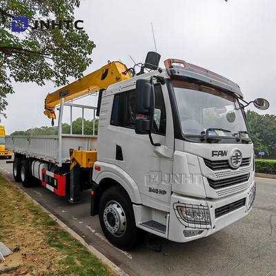 FAW baru 8 Ton 12 Ton Telescopic Boom Truck Crane Truck Mounted Crane Hydraulic Mobile Truck Crane