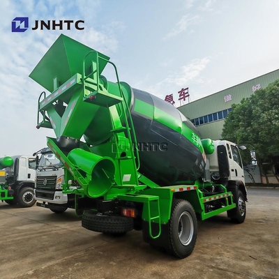 HOWO 4×2 Truk Pengaduk Beton Ringan 3 Meter Kubik 4,5 Ton Tahan Cuaca Truk Pengaduk Beton