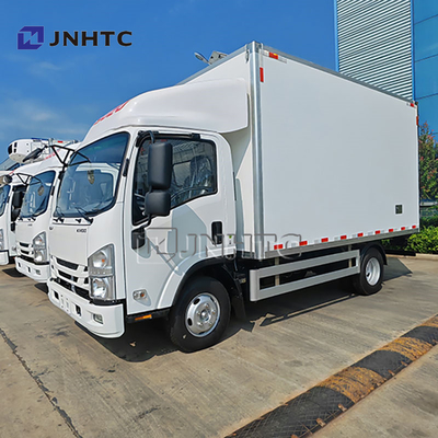ISUZU 10 Ton Muat 4x2 6x4 Box Van Cargo Truck Dengan Mesin 205hp 240hp