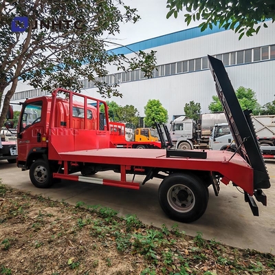 Hot Sale HOWO Wrecker Truck 4x2 3-5 ton Flatbed Light Duty Wrecker Tow Truck
