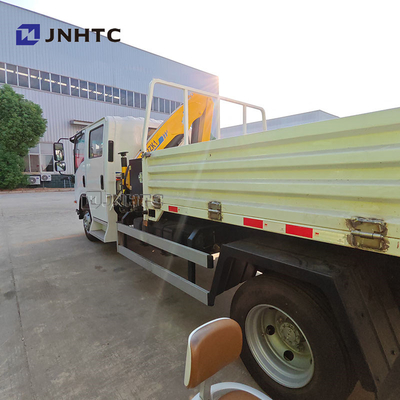 New ISUZU Dump Truck dengan Crane Lift 4X2 160 Hp Euro 3 Truk-Truck-Mounted-Crane 2 Ton Cargo Truck dengan Crane