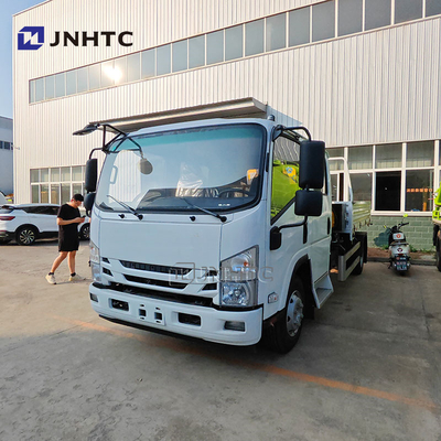 New ISUZU Dump Truck dengan Crane Lift 4X2 160 Hp Euro 3 Truk-Truck-Mounted-Crane 2 Ton Cargo Truck dengan Crane