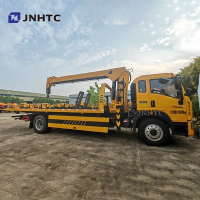 Howo Wrecker Truk 4x2 6 Roda 340hp Wrecker Truk Dengan Crane lengan lurus Harga yang baik