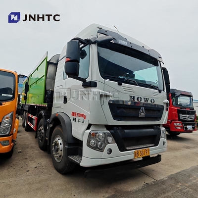 HOWO 8X4 350HP 12 roda dump truck chassis dengan sinkron kerikil penyegelan truk
