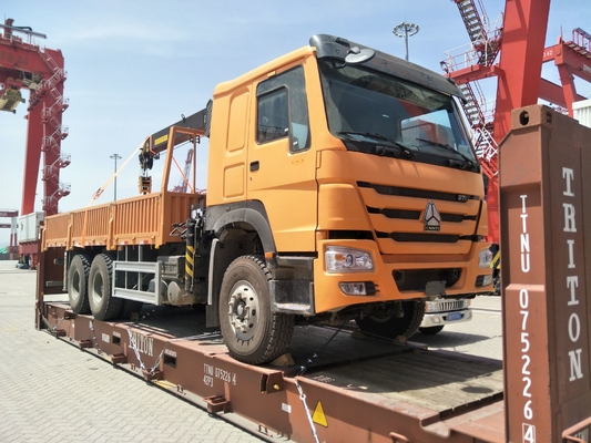 16 Ton Truk Dipasang Crane, Knuckle Boom Truck Crane SQ16ZK4Q ISO CCC