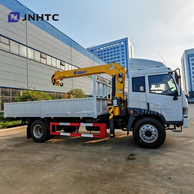 Truk Faw Crane 14 Ton 4x2 160hp Truk Dengan Crane China Truk Kargo Dengan Crane Straight Boom