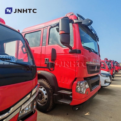 Kualitas Baik Howo Truk Pemadam Kebakaran 5 Ton Tangki Air Dan Bubuk Truk Pemadam Kebakaran Dijual
