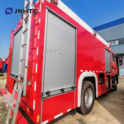 Kualitas Baik Howo Truk Pemadam Kebakaran 5 Ton Tangki Air Dan Bubuk Truk Pemadam Kebakaran Dijual