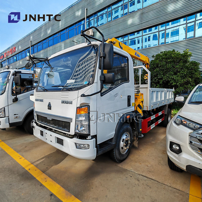 HOMAN 4x2 Crane Truck Euro 5 Truk-mounted Crane 190hp Durable Crane Cargo Trucks Penjaminan Kualitas Untuk Dijual