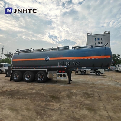 New 3 Axle 55000 Liter Corrosion Tank Semi-trailer / Fuel Tank Trailer Harga yang baik