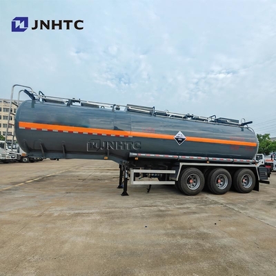 New 3 Axle 55000 Liter Corrosion Tank Semi-trailer / Fuel Tank Trailer Harga yang baik