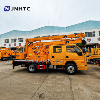 JMC 14 M Kendaraan Kerja Udara Otomatis Dengan Platform Angkat Udara Truk Crane
