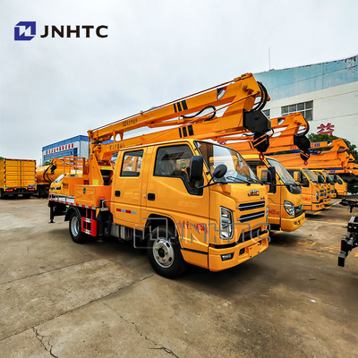 JMC 14 M Kendaraan Kerja Udara Otomatis Dengan Platform Angkat Udara Truk Crane