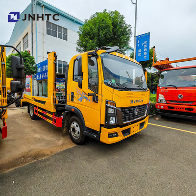 HOWO Light Towing 2 Double Deck Flatbed Road Rescue Wrecker Tow Truck