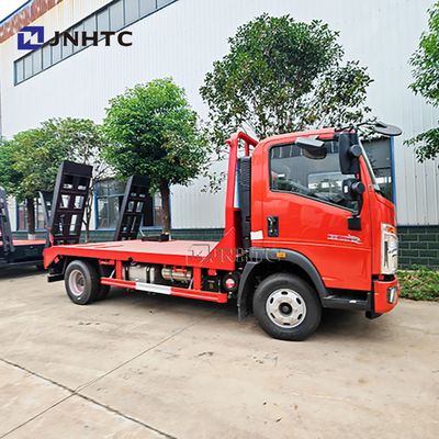 HOWO Truk Lowbed kecil 4X2 Container Flatbed Truk Tarik Harga