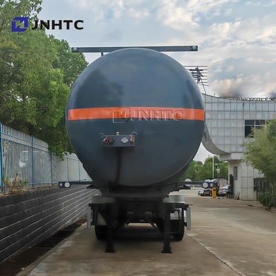 3 Axles Diethylamine Transport Trailer Tangki bahan bakar Semi-Trailer 33000 40000 liter Bahan bakar Trailer
