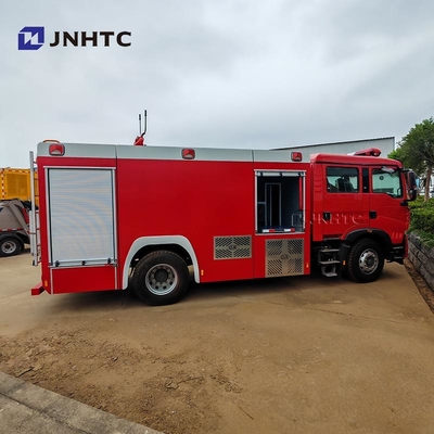 HOWO Truk Pemadam Kebakaran 12000L 6 X 4 Air dan busa Pemadam Kebakaran Truk Penyelamat