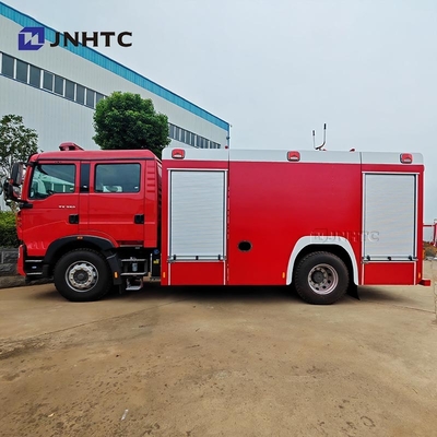 HOWO Truk Pemadam Kebakaran 12000L 6 X 4 Air dan busa Pemadam Kebakaran Truk Penyelamat