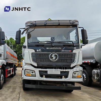 truk tangki bahan bakar Shacman M3000 6 * 4 300HP Aluminium Alloy Oil Tank Truck Untuk Dijual