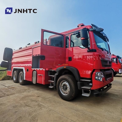 HOWO Truk pemadam kebakaran 6X4 480hp 5000L Tanker busa air Pemadam kebakaran Truk Mini Truk pemadam kebakaran