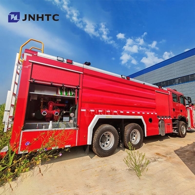 HOWO Truk pemadam kebakaran 6X4 480hp 5000L Tanker busa air Pemadam kebakaran Truk Mini Truk pemadam kebakaran