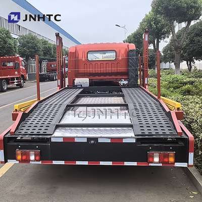 Menarik 3 Mobil Sinotruk HOWO 4X2 Double Deck 5t 6t Diesel Fuel Wrecker Rescue Vehicle Flatbed Truck