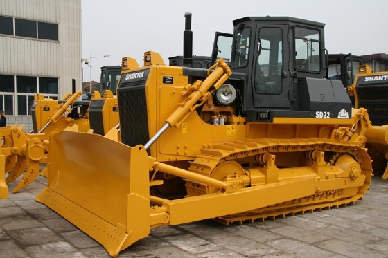 SHANTUI 220HP Mesin Konstruksi Berat Dengan Crawler Bulldozer SD22