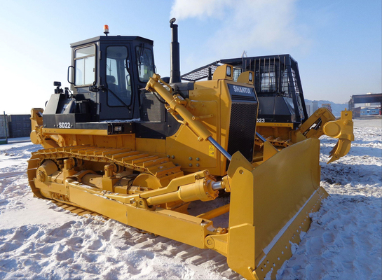 SHANTUI 220HP Mesin Konstruksi Berat Dengan Crawler Bulldozer SD22