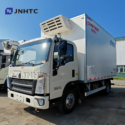 Truk Pendinginan HOWO Baru 4x2 Truk Makanan Ringan Truk Pendinginan