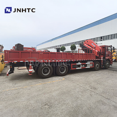 Shacman M3000 8x4 Heavy Cargo Hydraulic Truck Crane Shenbai 25Ton 30Ton 35Ton Folding Boom Truck Mounted Crane Untuk dijual