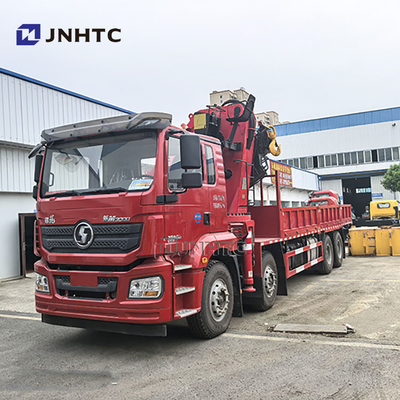 Shacman M3000 8x4 Heavy Cargo Hydraulic Truck Crane Shenbai 25Ton 30Ton 35Ton Folding Boom Truck Mounted Crane Untuk dijual