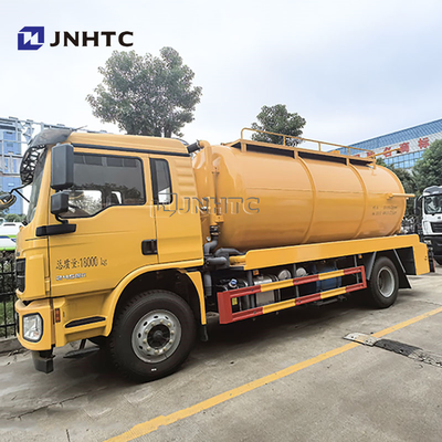 Shacman L3000 4*2 Truk Penyedot Air Limbah Tekanan Tinggi Vacuum Fecal Suction Jetting Sewer Cleaning Truck
