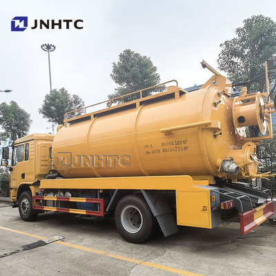 Shacman L3000 4*2 Truk Penyedot Air Limbah Tekanan Tinggi Vacuum Fecal Suction Jetting Sewer Cleaning Truck