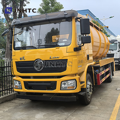 Shacman L3000 4*2 Truk Penyedot Air Limbah Tekanan Tinggi Vacuum Fecal Suction Jetting Sewer Cleaning Truck
