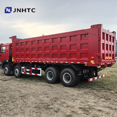 Pengangkutan konstruksi murah Shacman LHD RHD 8x4 Camion Benne 12 Roda 30 Kubik Truk Pengeboran Dijual