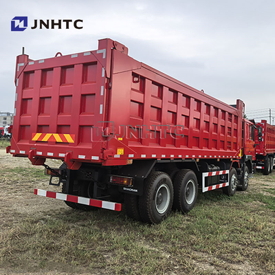 Pengangkutan konstruksi murah Shacman LHD RHD 8x4 Camion Benne 12 Roda 30 Kubik Truk Pengeboran Dijual